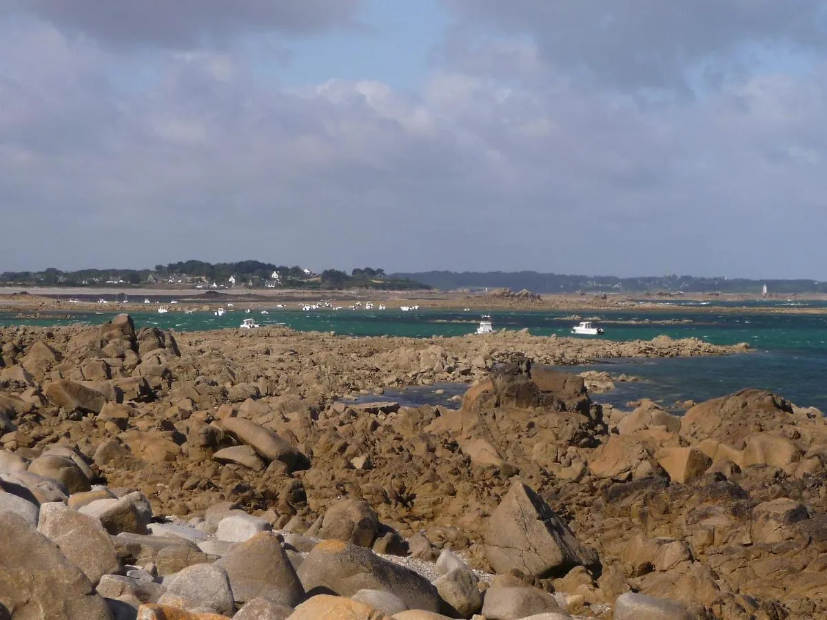 B&B suite privée private suite 53m2, Bretagne mer et campagne Brittany sea&countryside Pleumeur-Gautier Couette-café